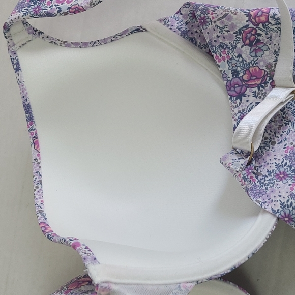 Jessica Simpson Women's Full Figure Bra Underwire Padded Floral Size 42 D - Picture 5 of 8